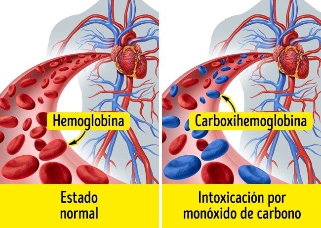 Resultado de imagen de carboxihemoglobina